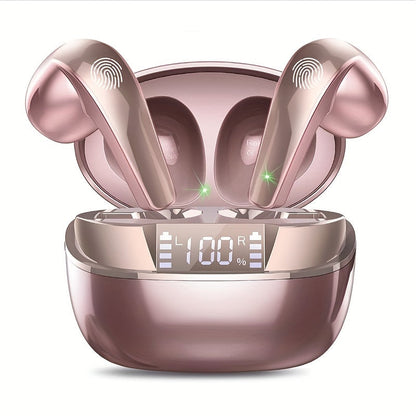40H Wireless Earbuds, HiFi Stereo Earphones with ENC Noise Cancelling Mic