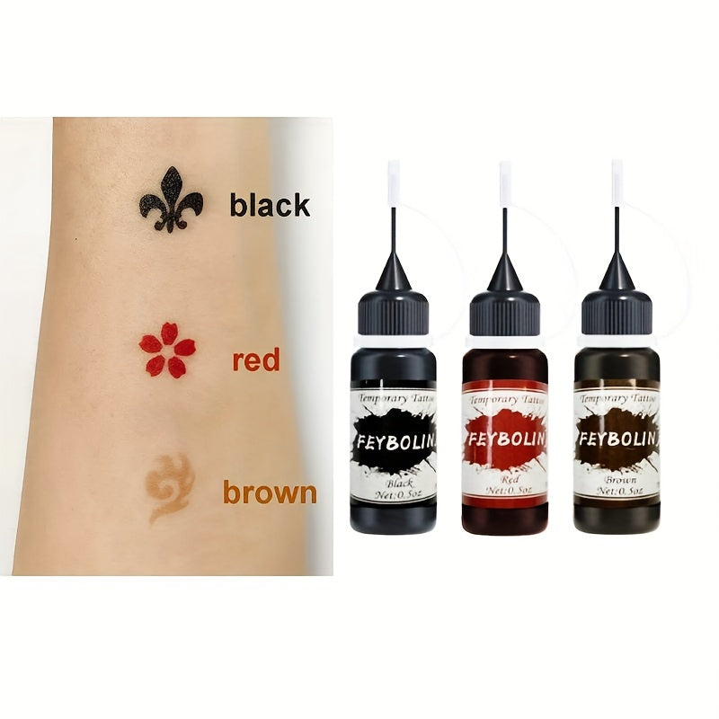 Temporary Tattoo Ink And Stencils