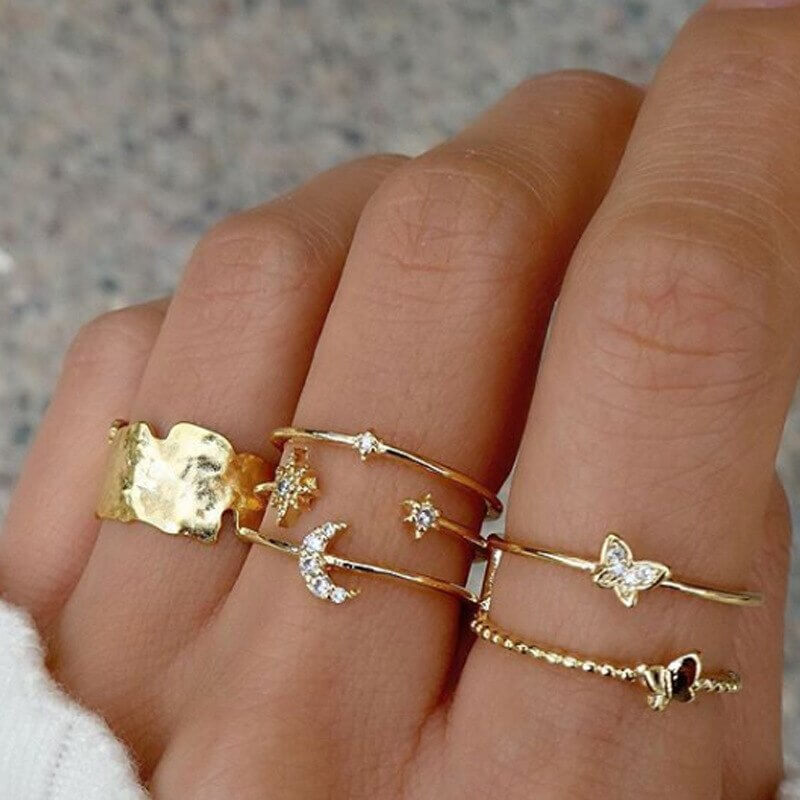 Nevertheless Golden Ring Set