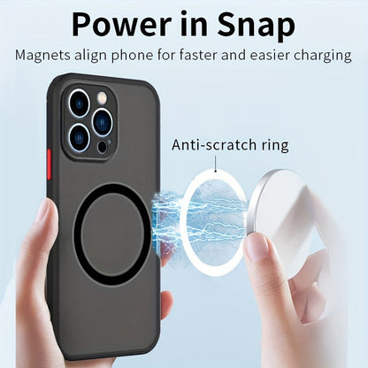 Magsafe Matte Case For iPhone 15 13 14 12 11 Pro Max XS XR X Case