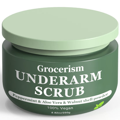 Armpit And Body Scrub - Rich In Walnut, Aloe And Peppermint Extracts