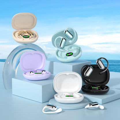 Wireless Bone Conduction Earbuds with LED Charging Case