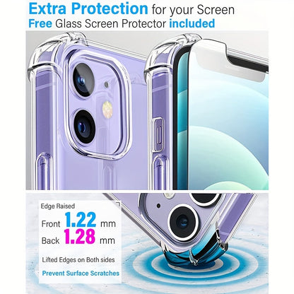 Clear Shockproof Silicone Phone Case