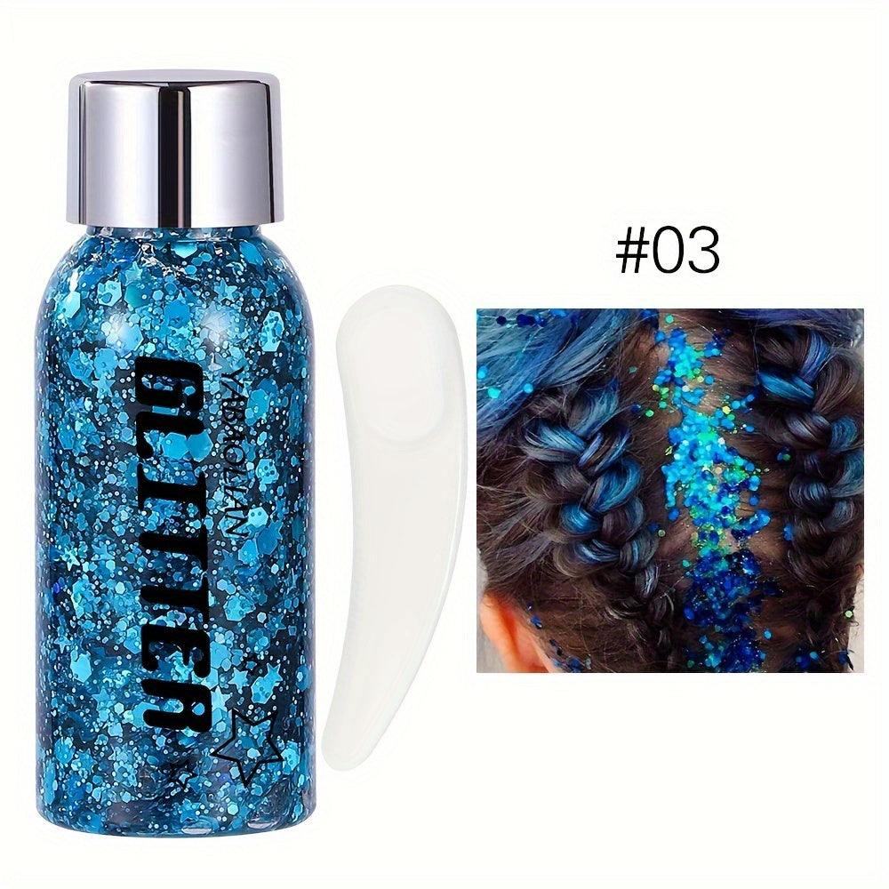 Long Lasting Mermaid Sequins Body Glitter Gel