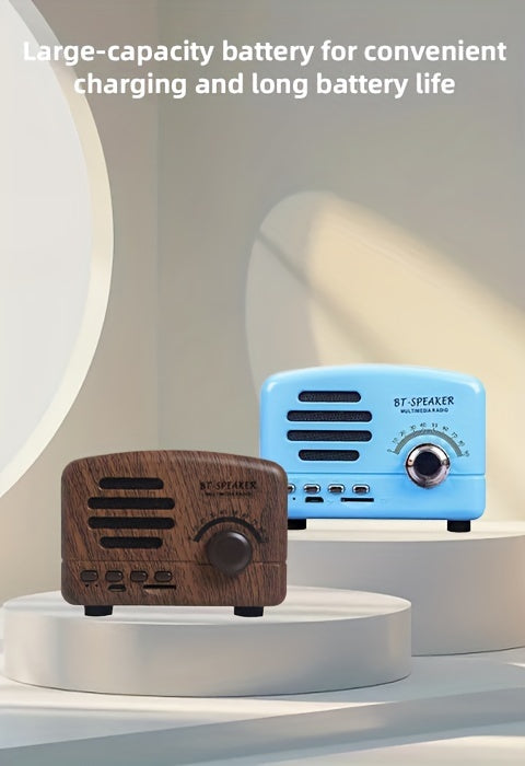 Wireless Portable Speaker Styling High-value Audio Desktop Home Giftable-Multi-color-1PC