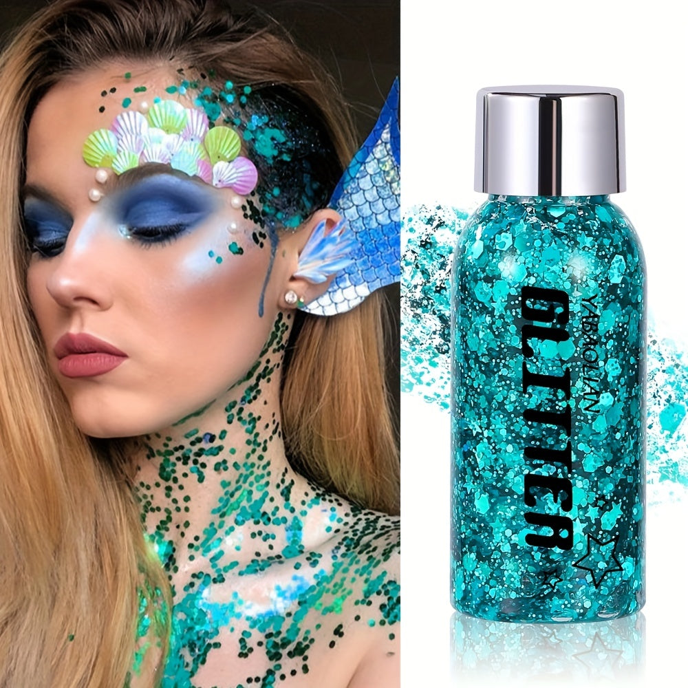 Long Lasting Mermaid Sequins Body Glitter Gel