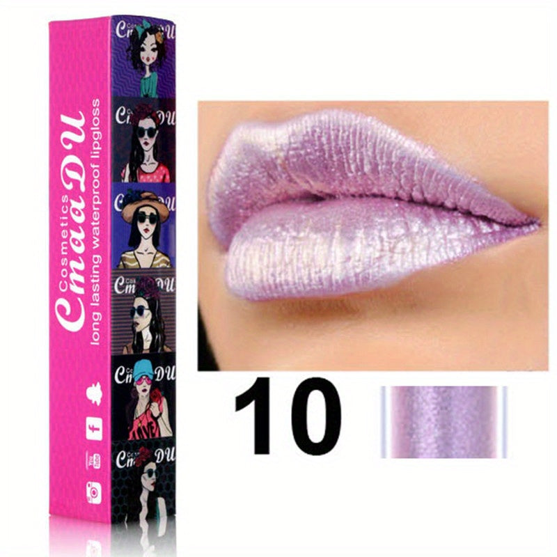 Metallic Shimmer Glitter Finish Lipstick