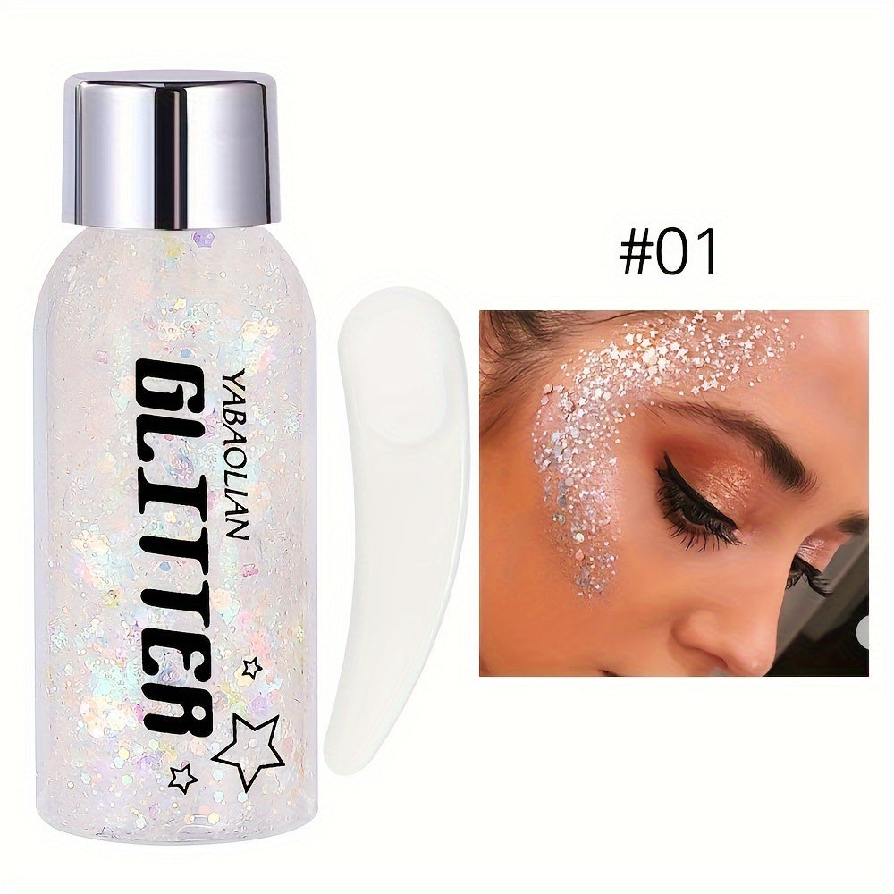 Long Lasting Mermaid Sequins Body Glitter Gel