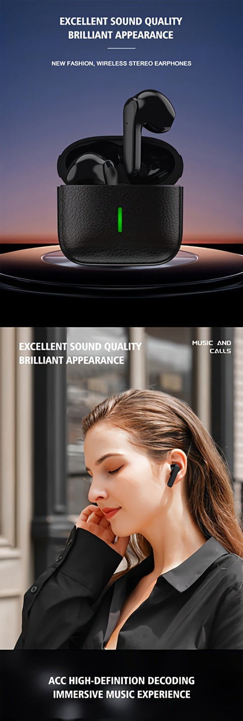 Wireless Sports Earbuds with Noise-Cancelling Mic