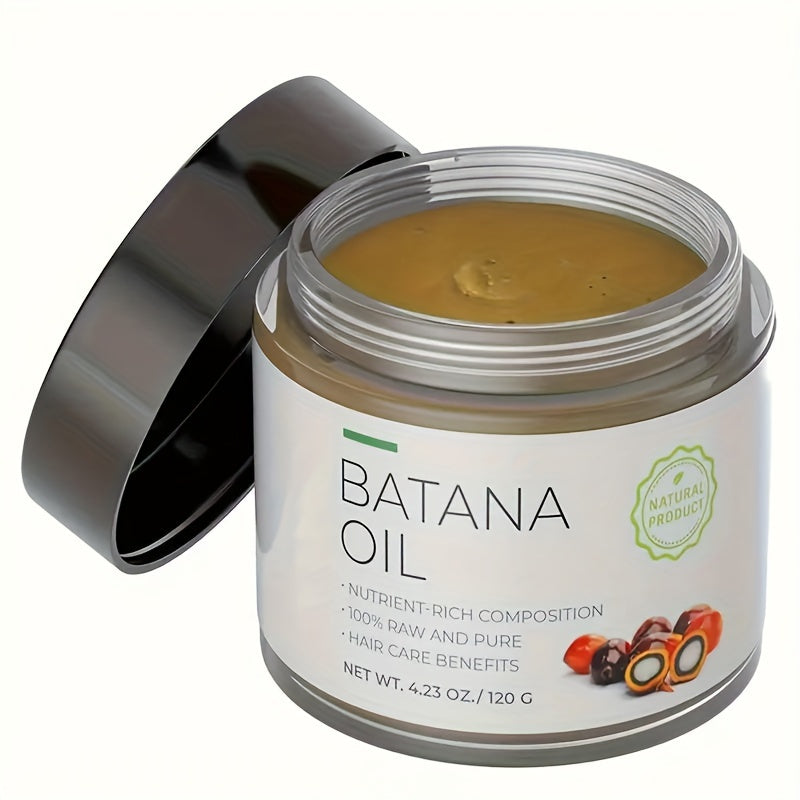 Dr. Sebi Raw Batana Oil From Honduras, Unrefined, Organic And Natural Ingredients - 4.2 OZ