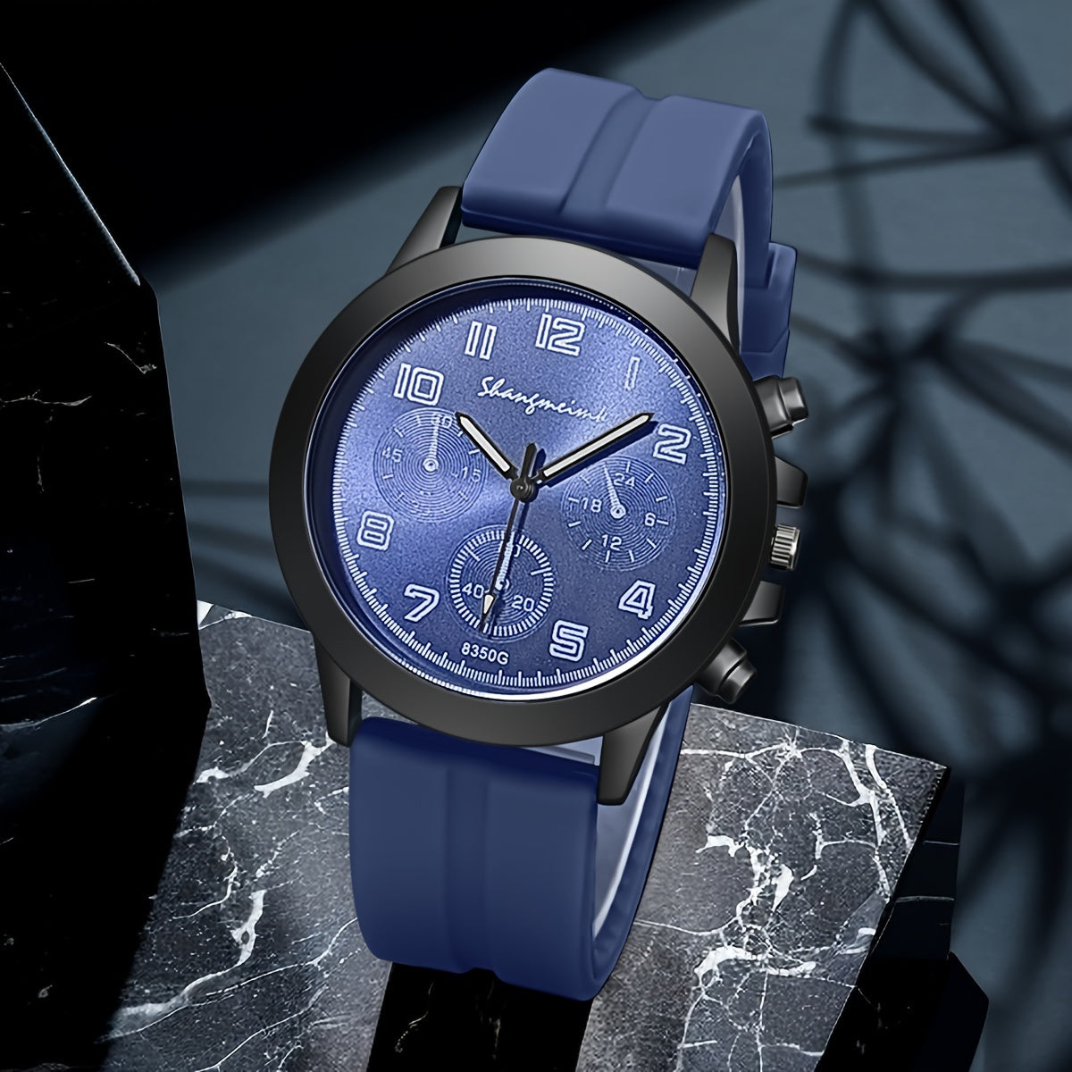 Fashion Business Watch With Silicone Strap