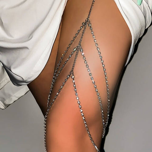 Sparkling Thigh Chain