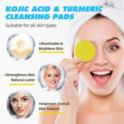 Turmeric Exfoliating Pads with Kojic Acid