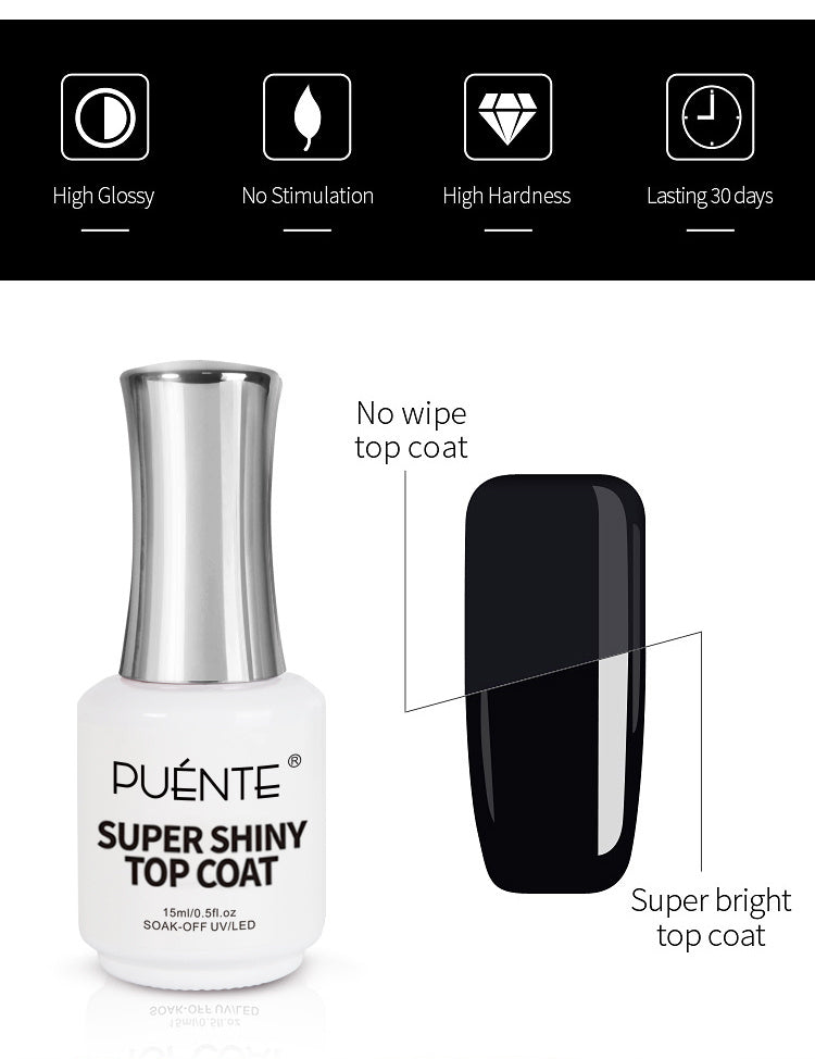 15ML Super Shine Top Coat Gel Nail Polish