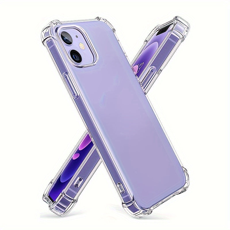 Clear Shockproof Silicone Phone Case