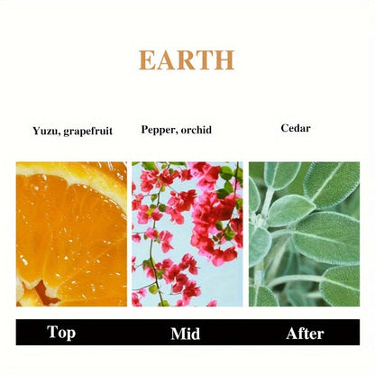 Men's Refreshing Herbal Citrus Solid Perfume Balm f