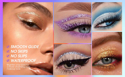 Vibrant Glitter Liquid Eyeliner Pen