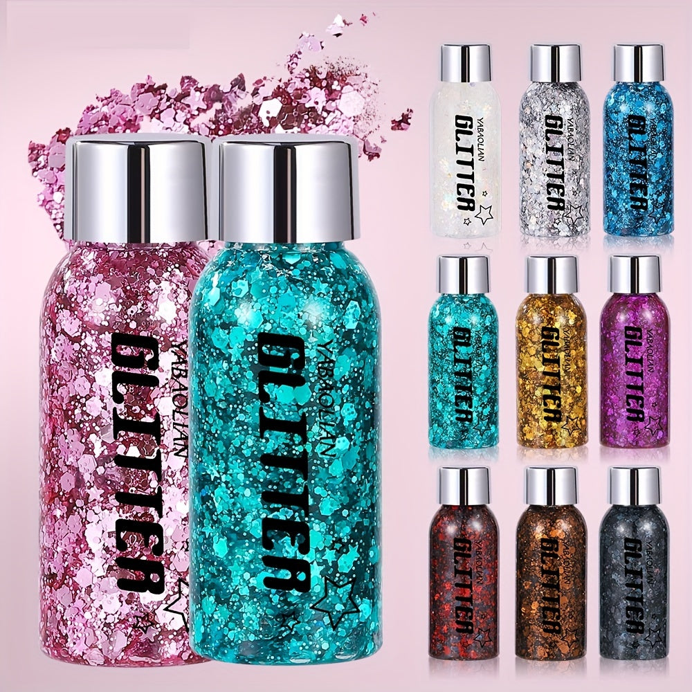 Long Lasting Mermaid Sequins Body Glitter Gel