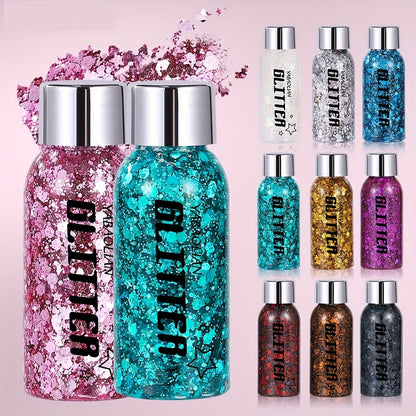 Long Lasting Mermaid Sequins Body Glitter Gel