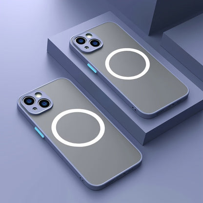 Luxury Matte Magnetic Wireless Charging Phone Case