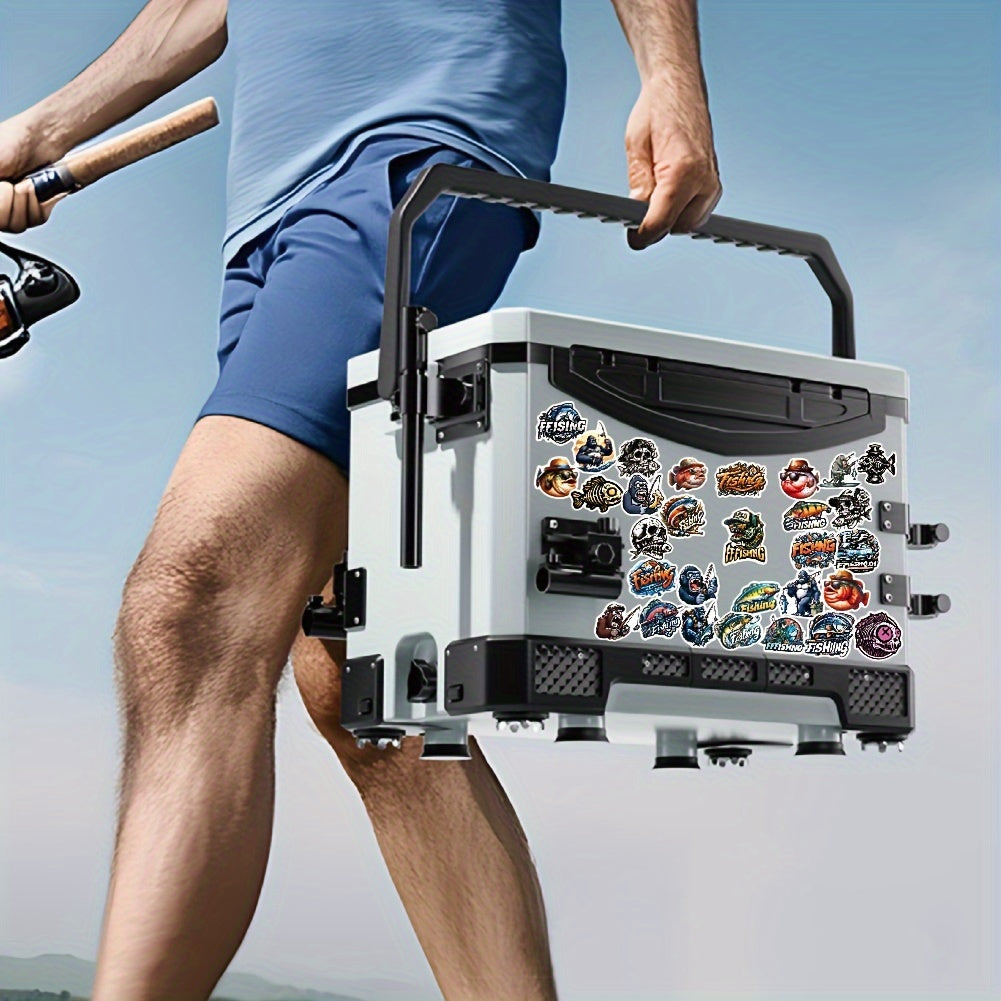 50pcs Waterproof Fishing Stickers