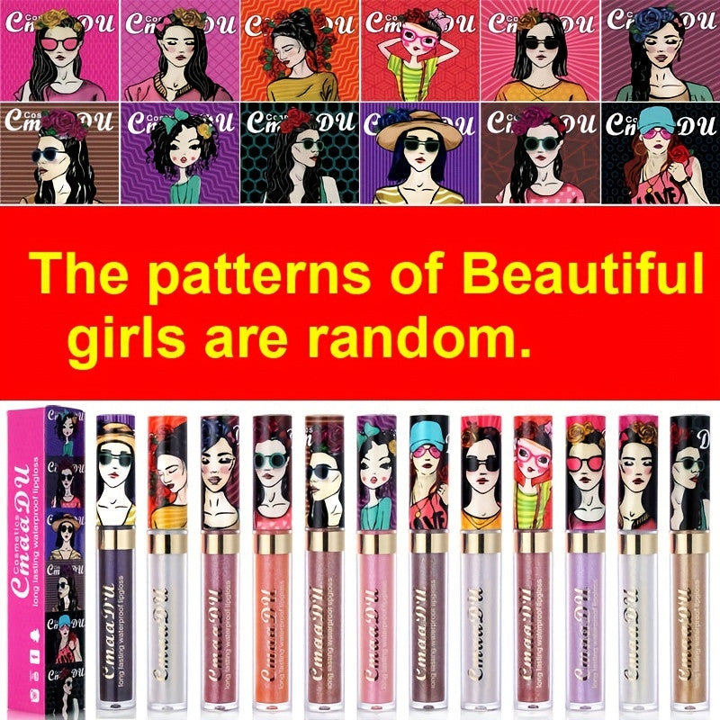 Metallic Shimmer Glitter Finish Lipstick