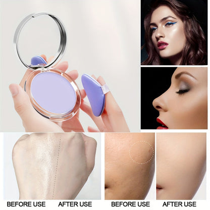 Long-Lasting Candy Bell Face Powder Compact Soft Matte Finish