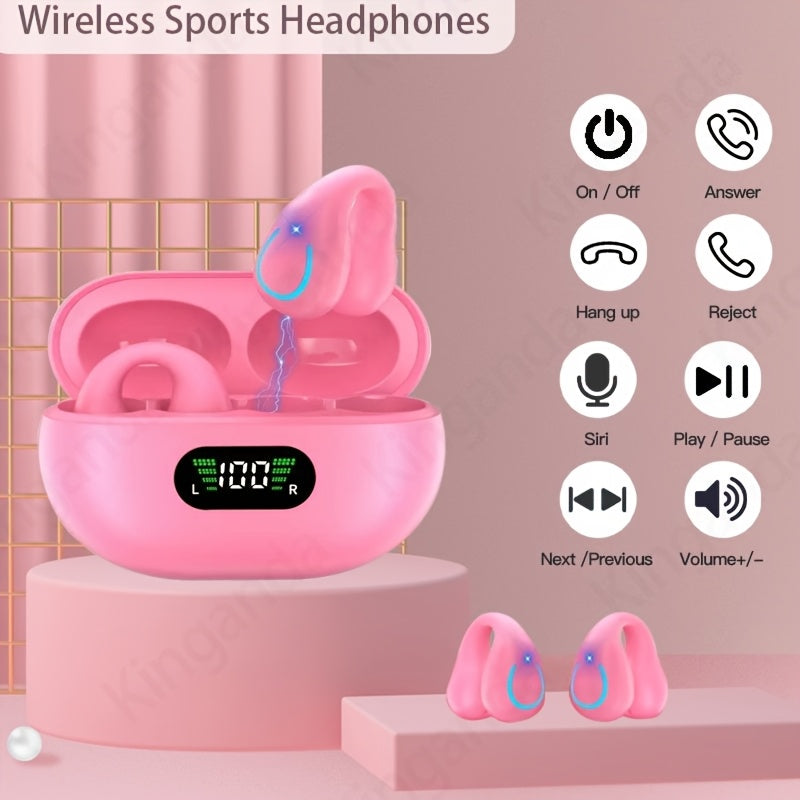 Wireless Open Ear Clip Earbuds