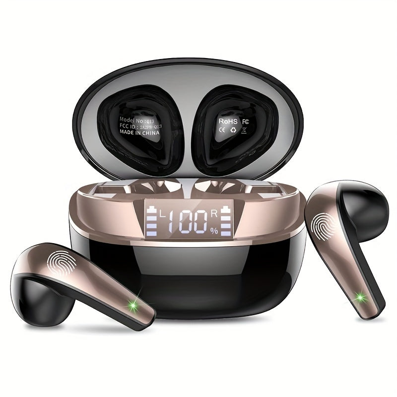 40H Wireless Earbuds, HiFi Stereo Earphones with ENC Noise Cancelling Mic