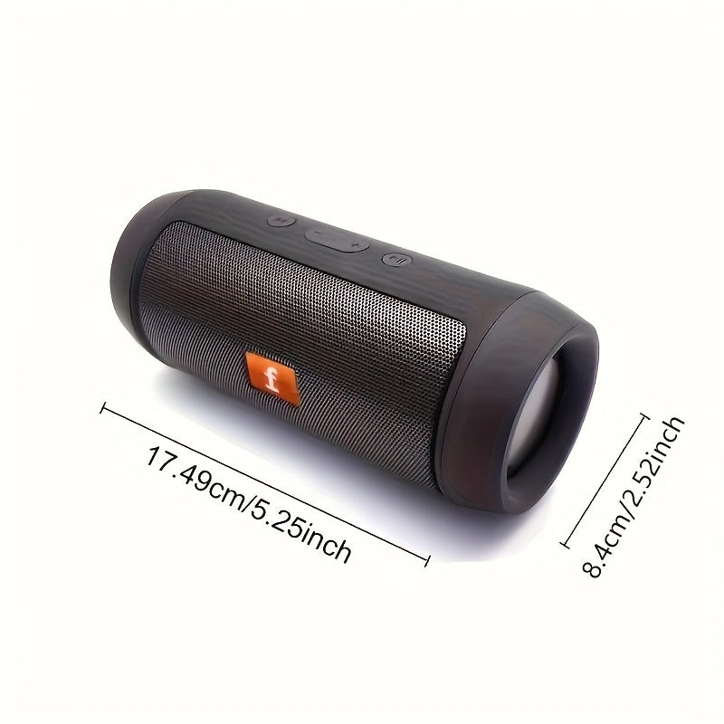 Wireless 3D Surround Sound Portable Outdoor Subwoofer with Charging Cable, Auxiliary Cable, TWS Stereo, Pole, Hands-free Call