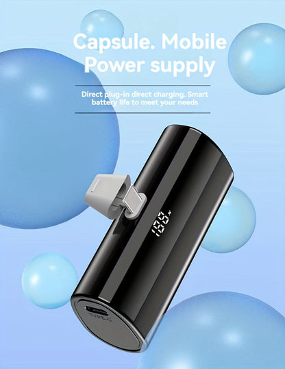 5000mAh Compact Fast-Charging Power Bank
