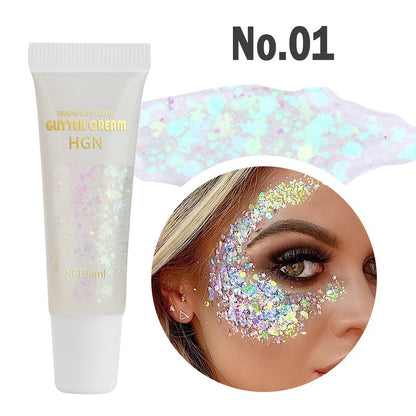 Mermaid Sequins Body Glitter Gel Make Up