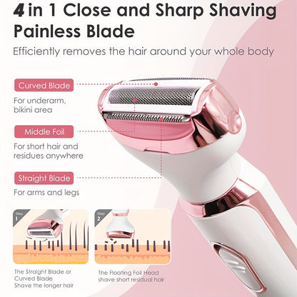 4 In 1 Women's Electric Hair Remover