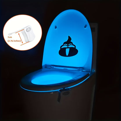 16-Color LED Motion Sensor Toilet Night Light.