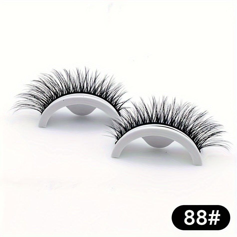 Glue Free Reusable Self Adhesive False Eyelashes