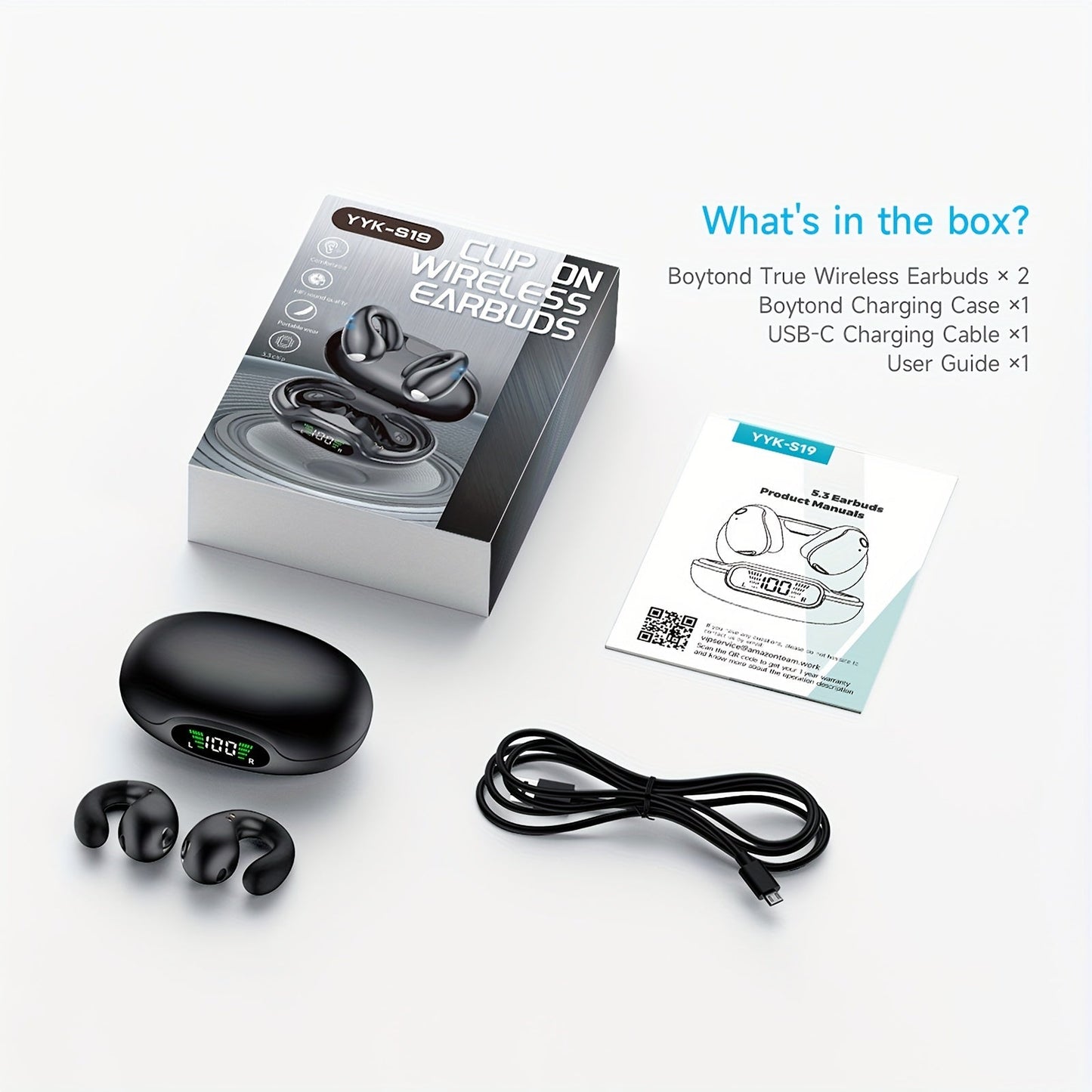 Advanced Open Ear Clip Wireless Earbuds