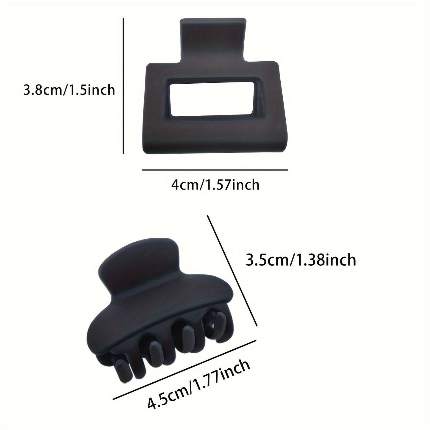 8pcs Small Hair Claw Clips