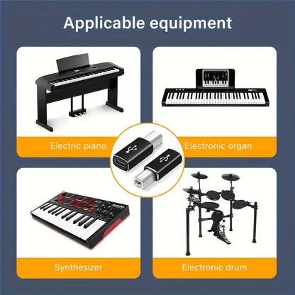 USB Type C Printer Adapter Midi Electric Piano Synth Driver Dock Fax Scanner