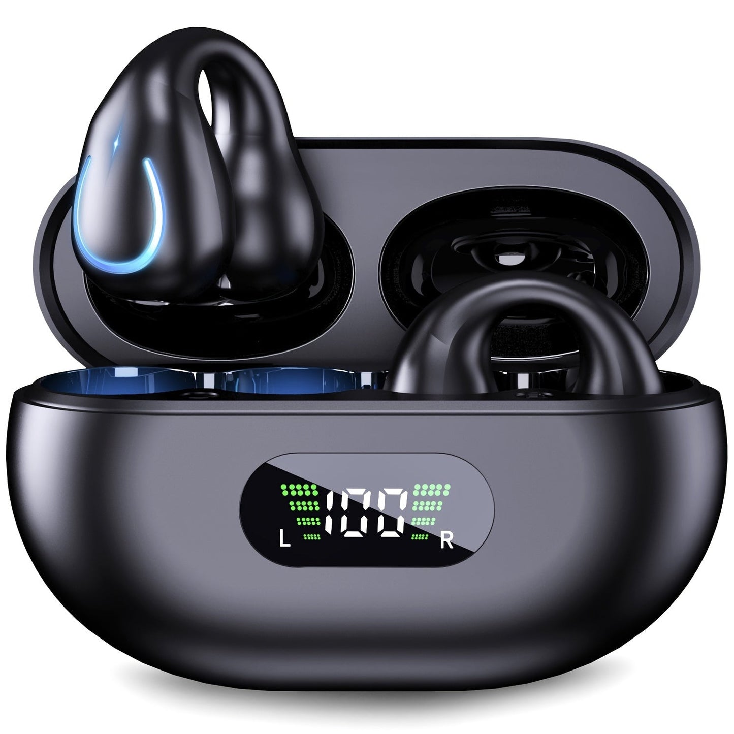 Wireless Open Ear Bone Conduction Earbud Headphones