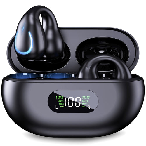 Wireless Open Ear Bone Conduction Earbud Headphones