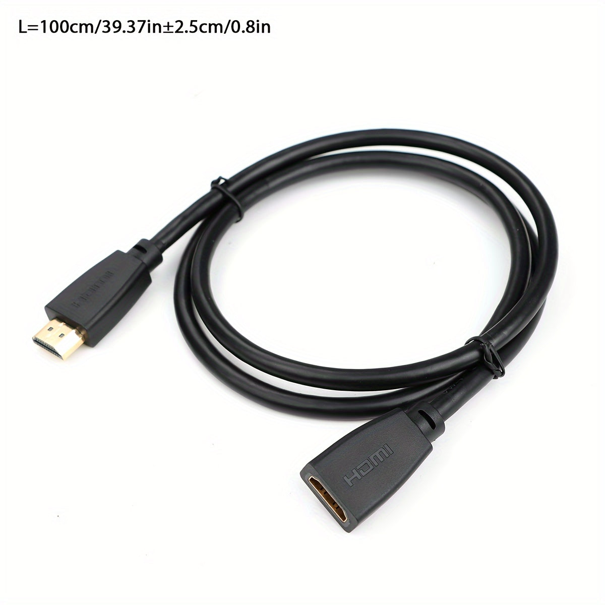 I-Zclive 4K HDTV Extension Cable - High Speed, Gold-Plated Male to Female Connector for Monitors