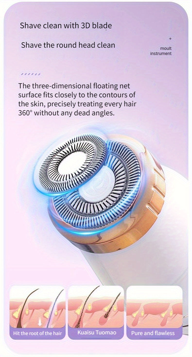 3-in-1 Electric Hair Removal Kit For Women