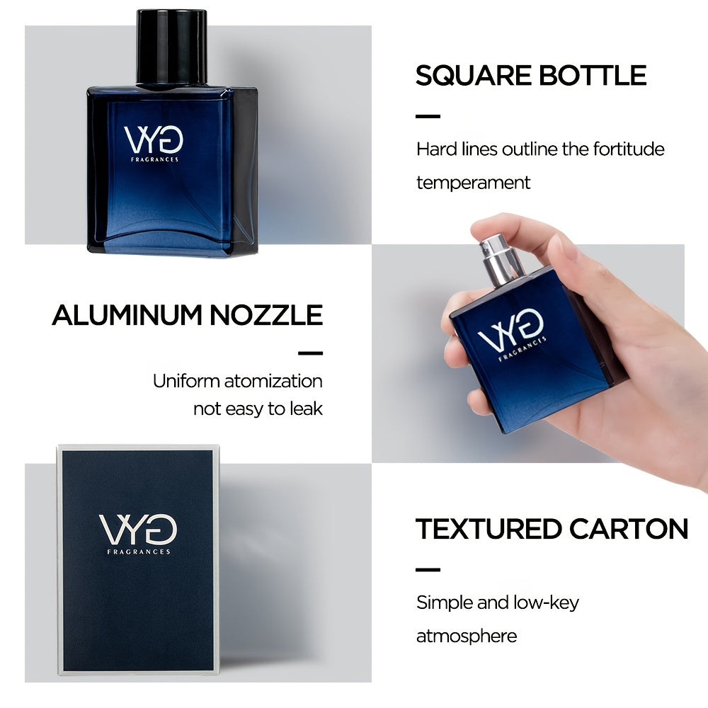 Long-lasting Eau de Toilette Cologne Spray: Fresh and Natural Classic Summer Beach Fragrance