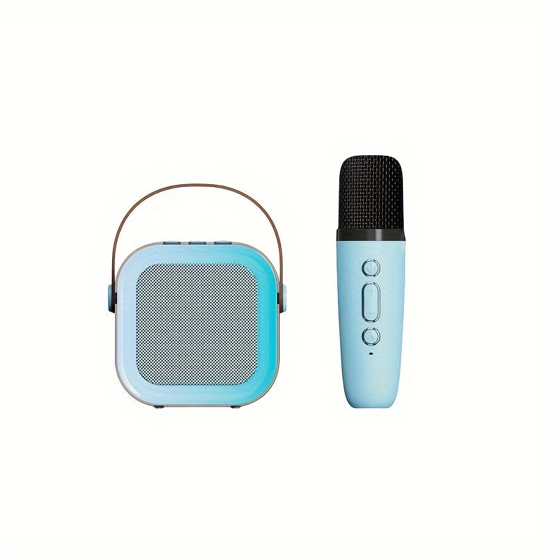 Speaker With Microphone Set, Home Karaoke Machine, Portable Handheld Karaoke Mics Speaker Machine For Adults
