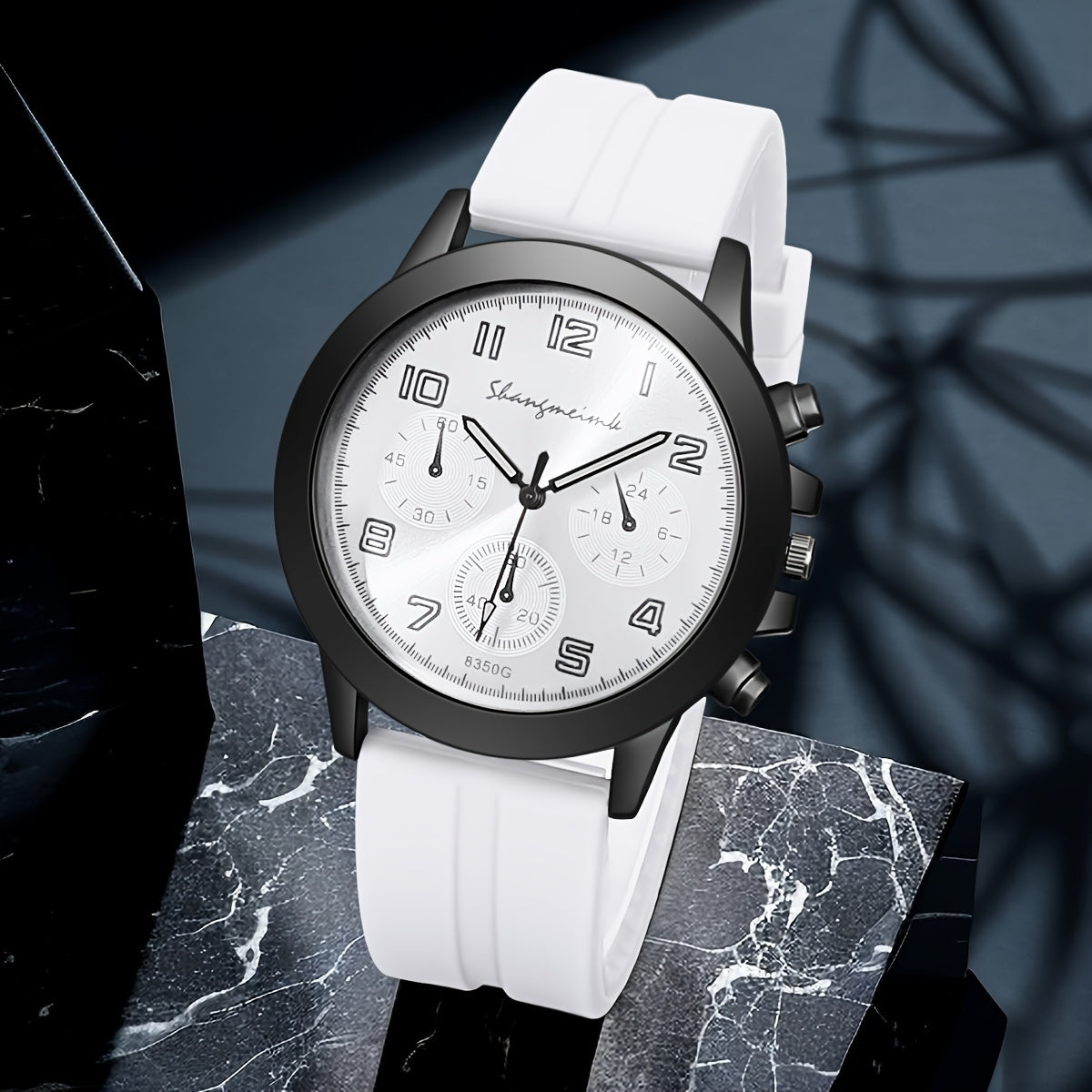 Fashion Business Watch With Silicone Strap