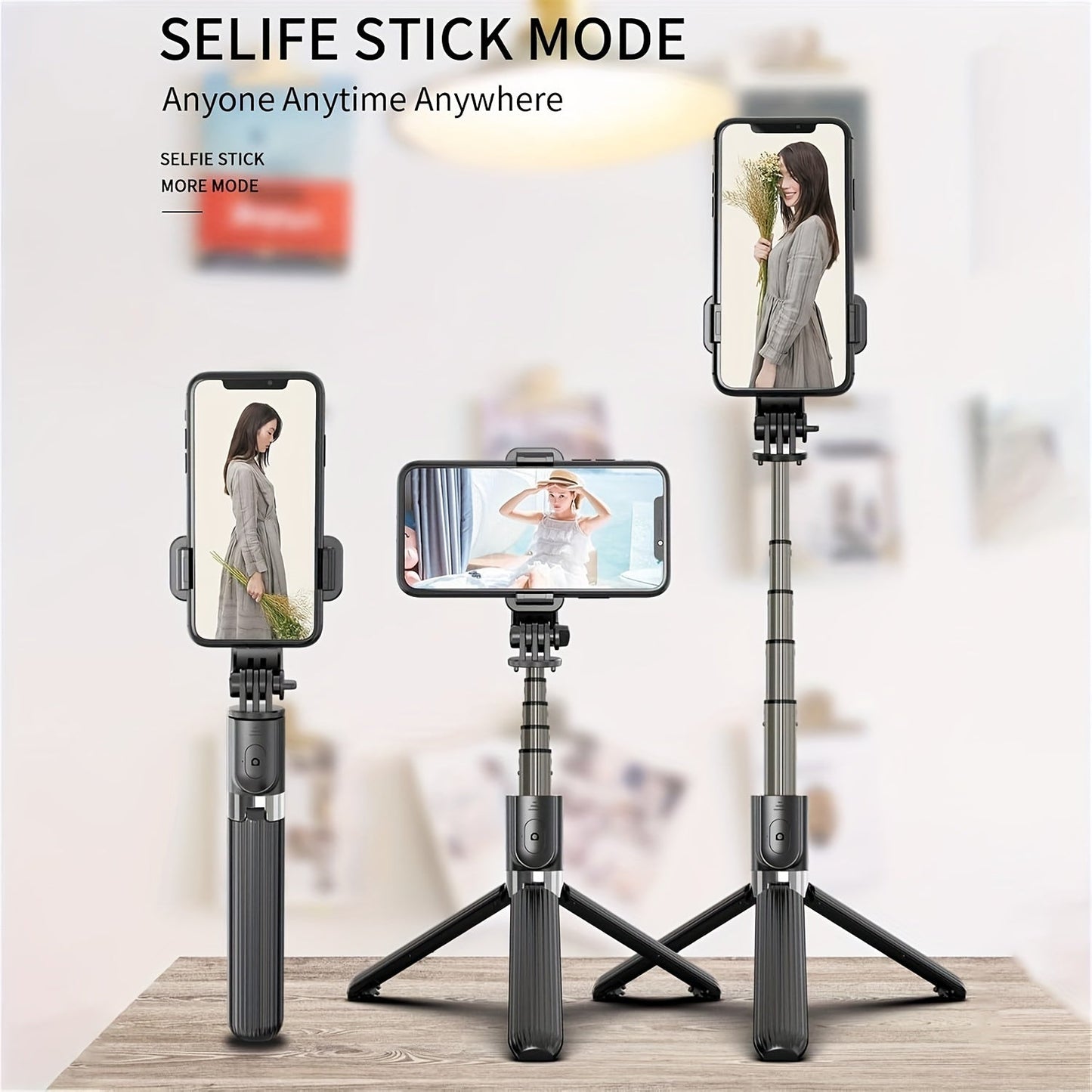 Travel Tripod &amp; Mobile Selfie Stick