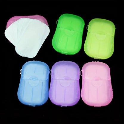 Travel Soap Sheets - Portable, Disposable, Scented Bath Foam Papers Sheets
