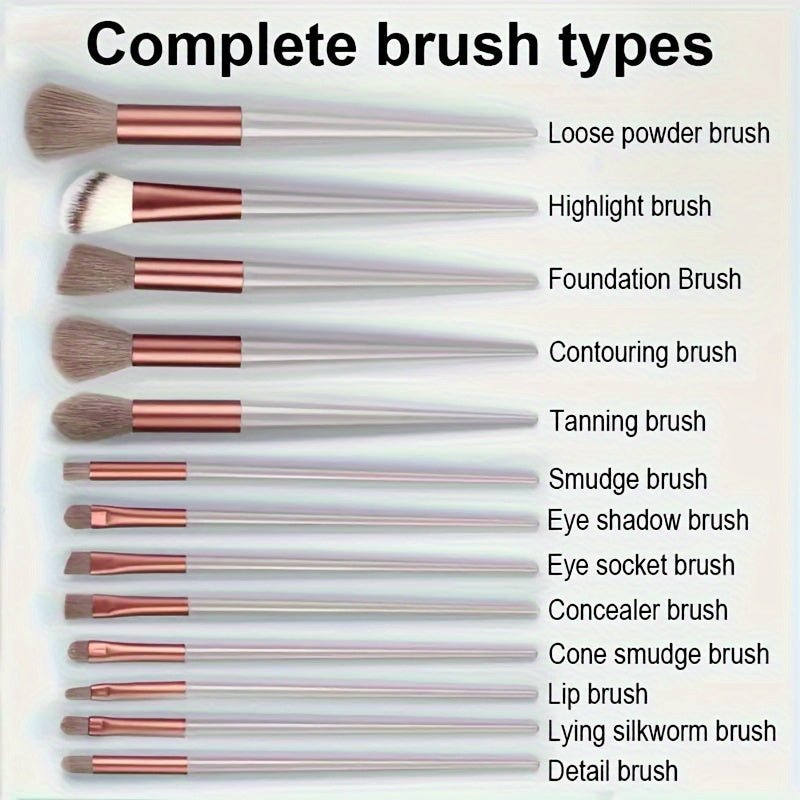 13-Piece Makeup Brush Set
