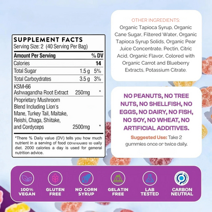 Adaptogenic Mushroom Gummies