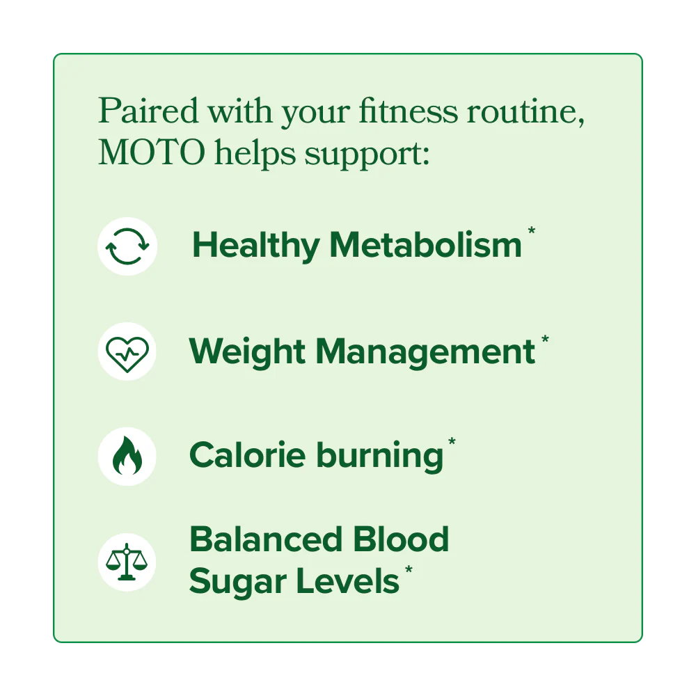 MOTO Metabolism Boosting Capsules